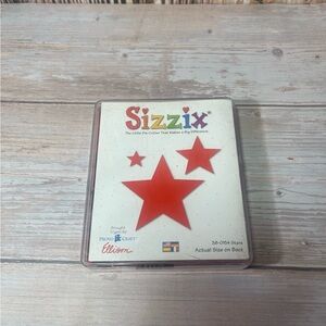 Sizzix Originals Red Stars Die Cut Cartridge 38-0154 Great Condition